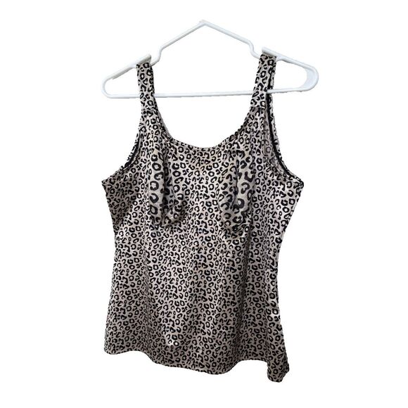 Ruby Ribbon Size 46 Cami Camisole Womens Shaping Top Leopard Print Lot of 2 Tank - Picture 3 of 15